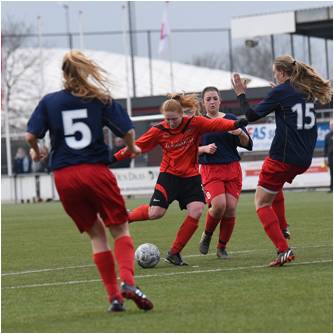 Dames Roda'46 falen tegen Raalte