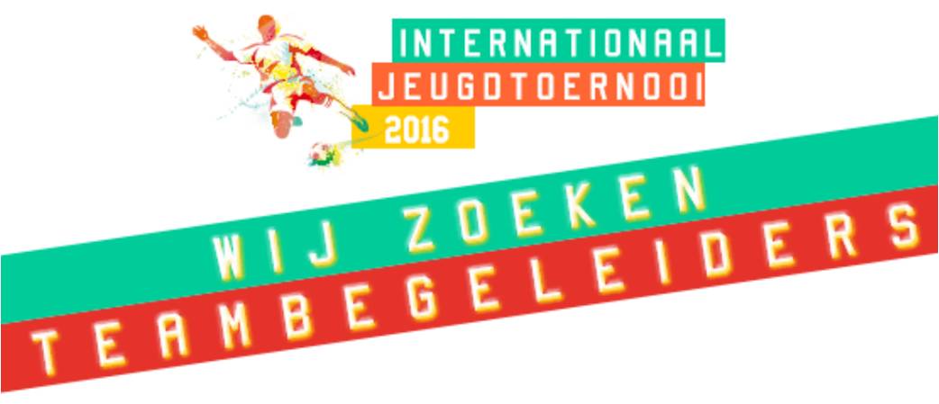 Teambegeleiders gezocht voor Internationaal Jeugdtoernooi