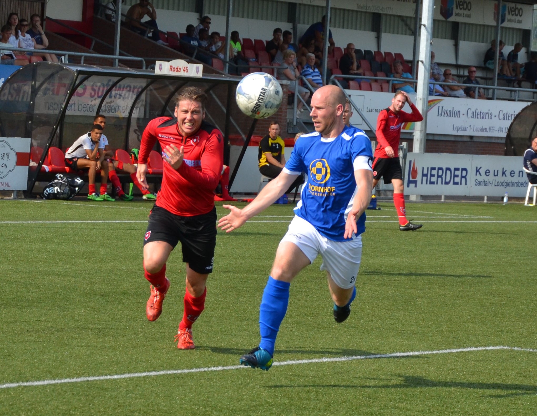 Roda’46 Zat1 verliest van stug Veensche Boys