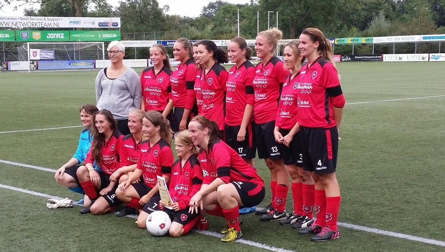 Dames 1 wint eerste competitieduel