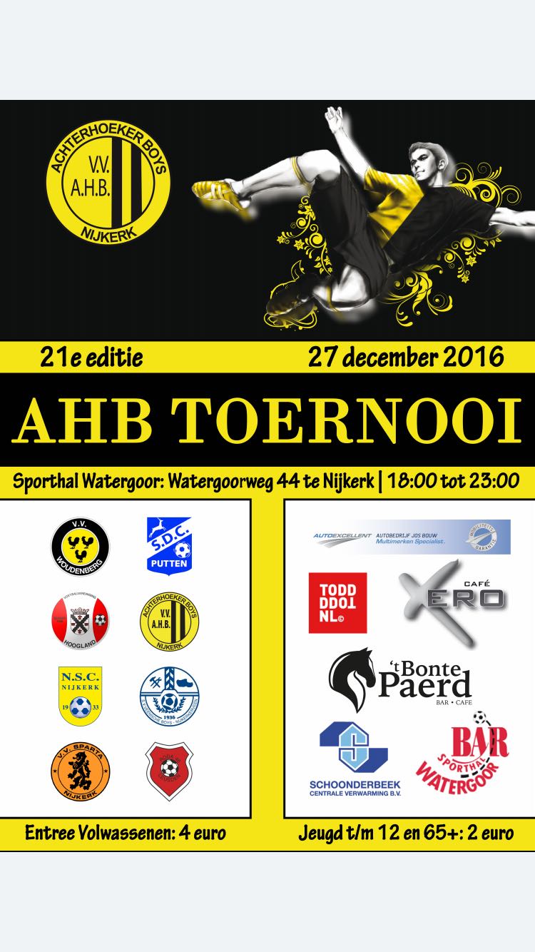 27 December: Roda'46 Zon1 op AHB Zaalvoetbaltoernooi