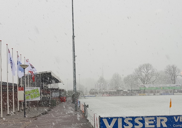 Zondag 15 januari: Alles afgelast bij Roda'46