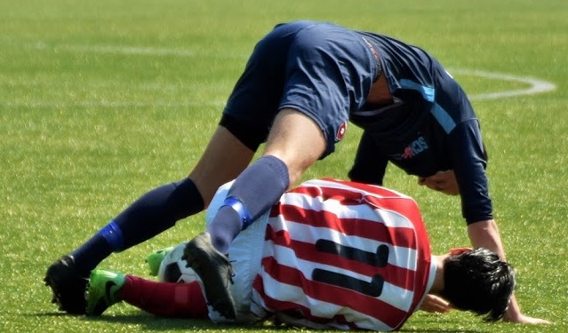 Roda'46 Zat1 onderuit bij Geinoord