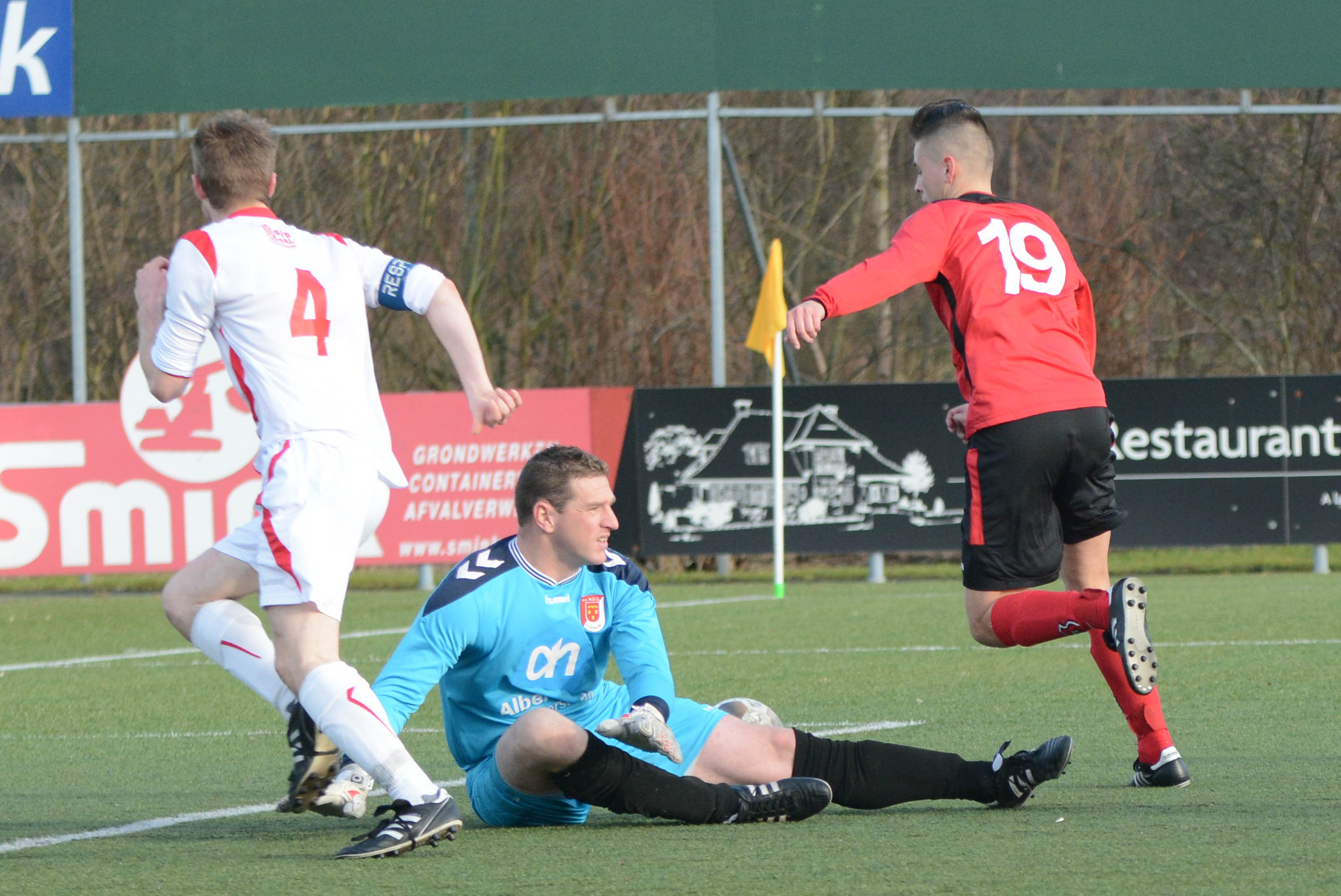 Roda'46 Zon1 laat zich aftroeven door HDS-speler Van Drie