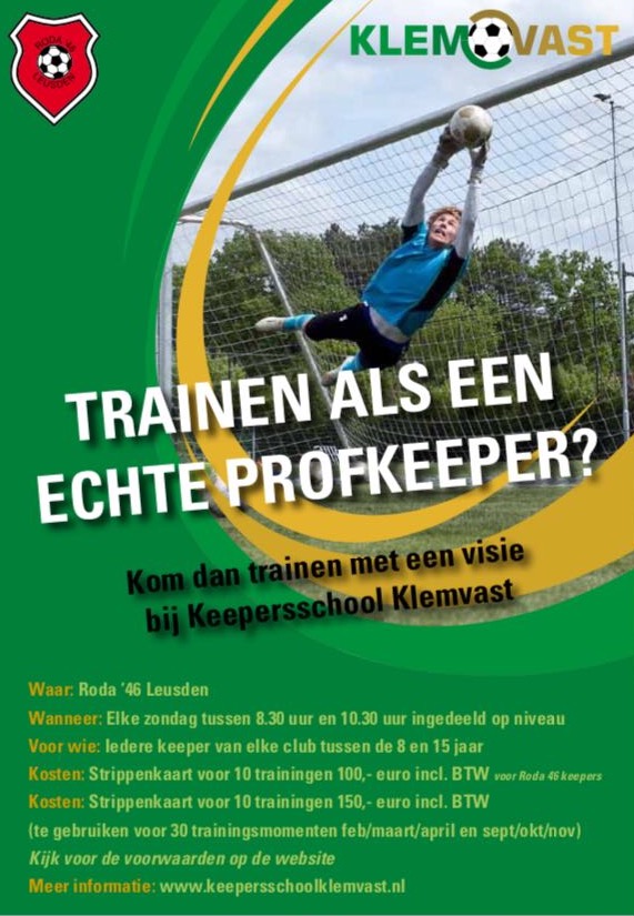 Keepersschool Klemvast