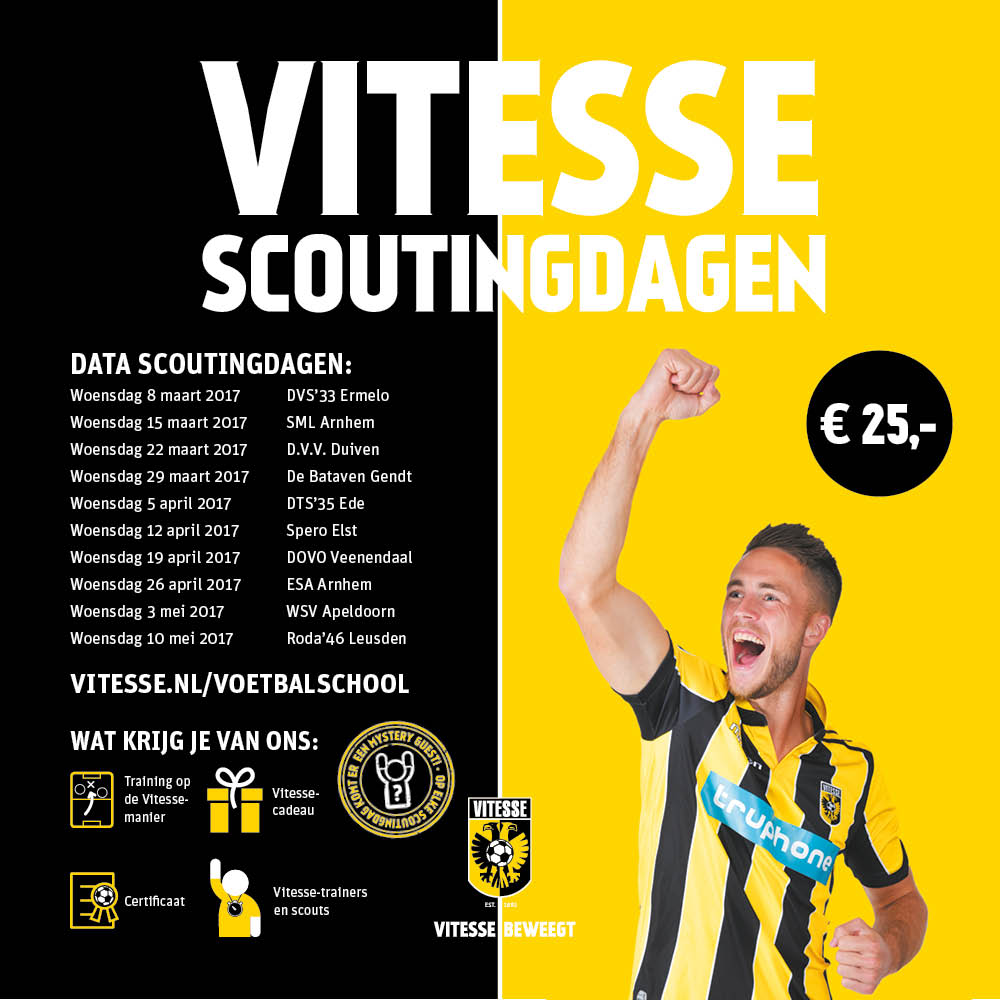 Scoutingsdag Vitesse bij Roda'46