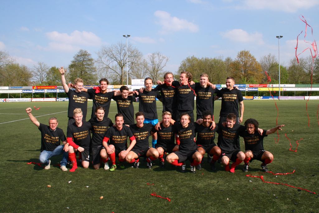 Roda'46 JO19.3 pakt titel met monsterzege