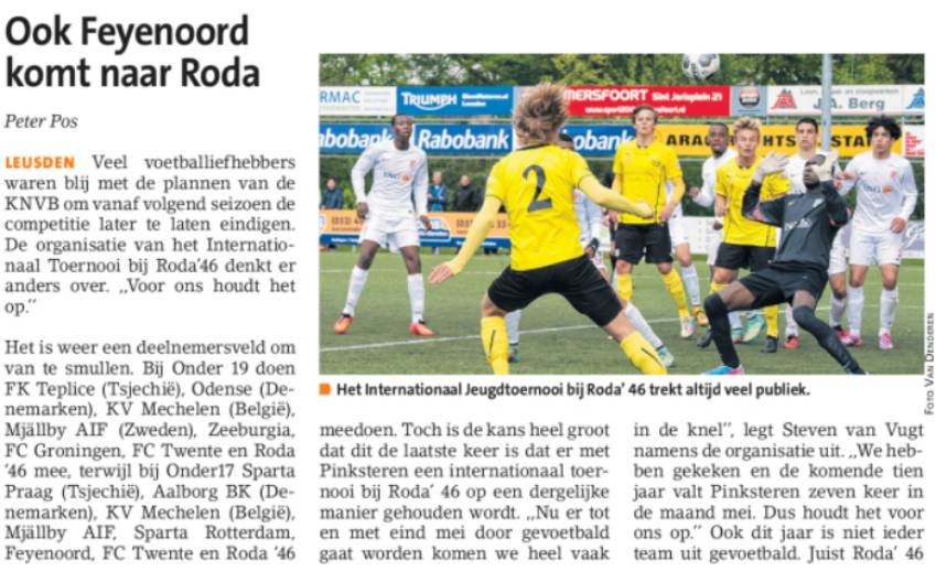 Leusder Krant: 'Het sterkste deelnemersveld ooit'