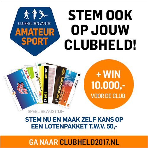 Hans van Mourik als beste clubheld van 2017