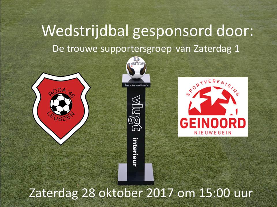 Voorbeschouwing Roda’46 1 – Geinoord 1