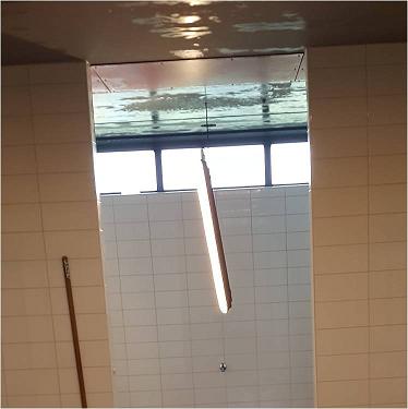 Weer vandalisme in de kleedkamers