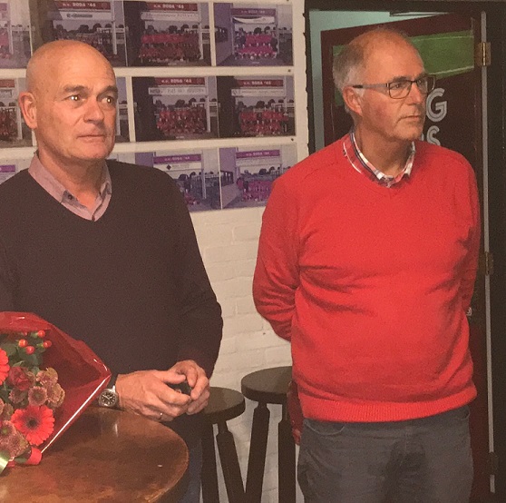 Frits van Ginneken en Hans van Mourik Leden van Verdiensten