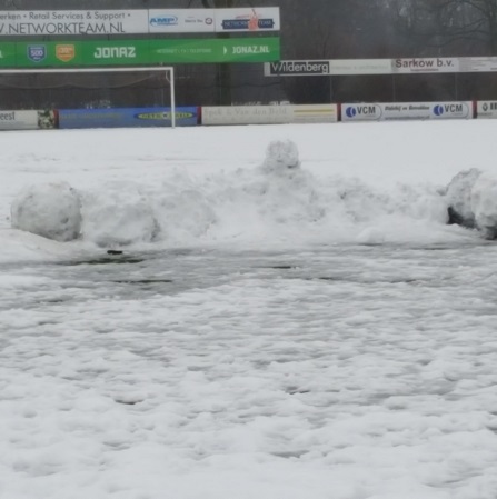 Woensdag 13 december: Alle velden afgekeurd