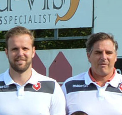 De twee keepertrainers van Roda'46 (zo)