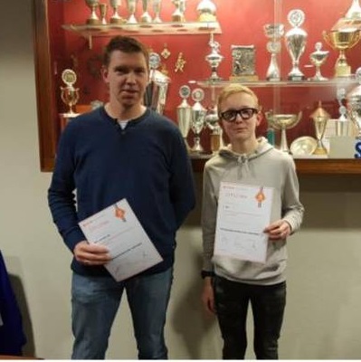 Clubscheidsrechters slagen voor hun diploma