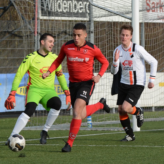 Roda'46 Zon1 - Zwaluwen Utr. gestaakt bij 2-0