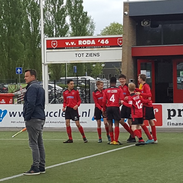 Roda'46 JO14.1 verslaat Victoria in kwartfinale