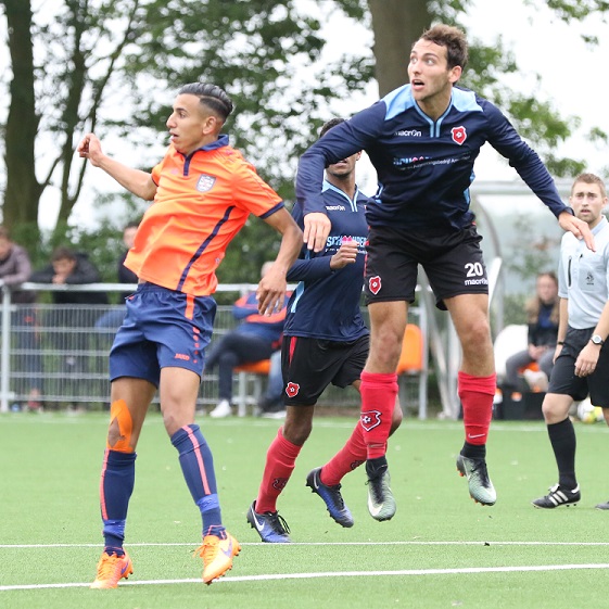 Ruime zege Roda'46 Zat1 op Loosdrecht