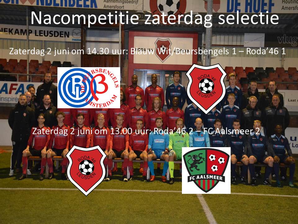 Nacompetitie zaterdag selectie (1)