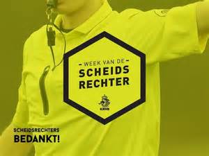 Ook op zondag week van de scheidsrechter