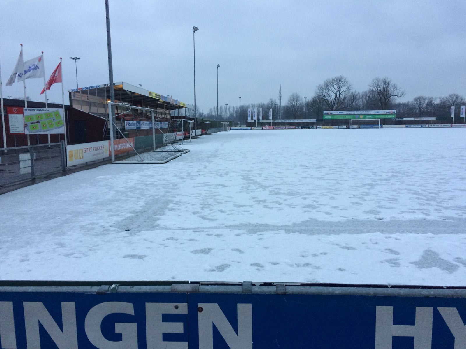 Zondag 16 december afgelast