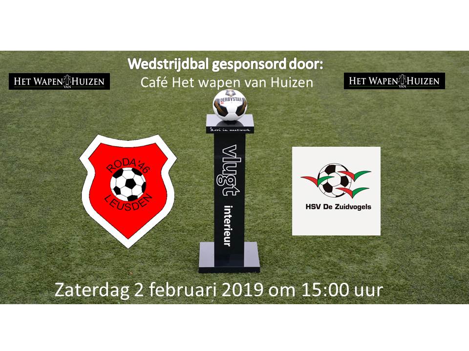 Voorbeschouwing Roda’46 1 – HSV De Zuidvogels 1