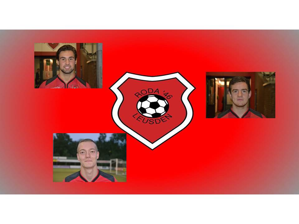 Van Ginkel, Banning en van Zelst volgend seizoen ook bij Roda‘46