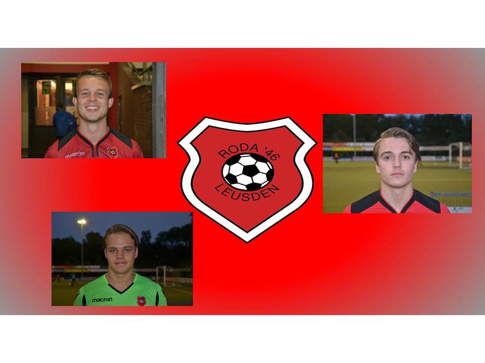 Selectienieuws Zaterdag: Menno Majolée, Bas vd Hoek en Dion da Cruz Pinto blijven Roda'46 trouw