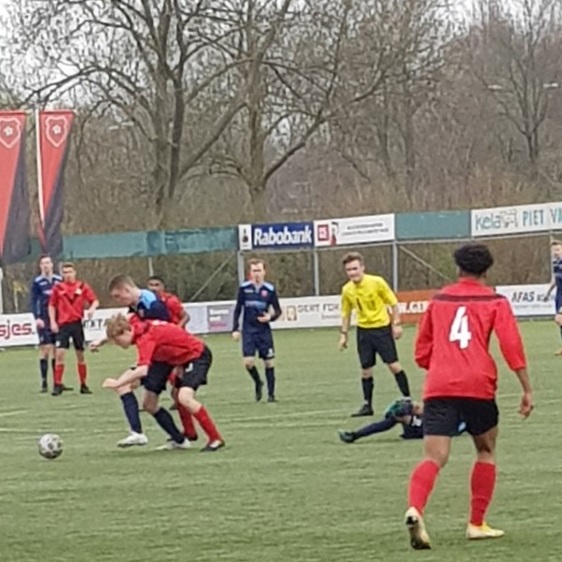 Roda'46 JO19.1 wint topper van AFC JO19.1