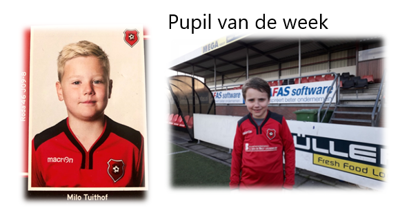 Pupil van de week