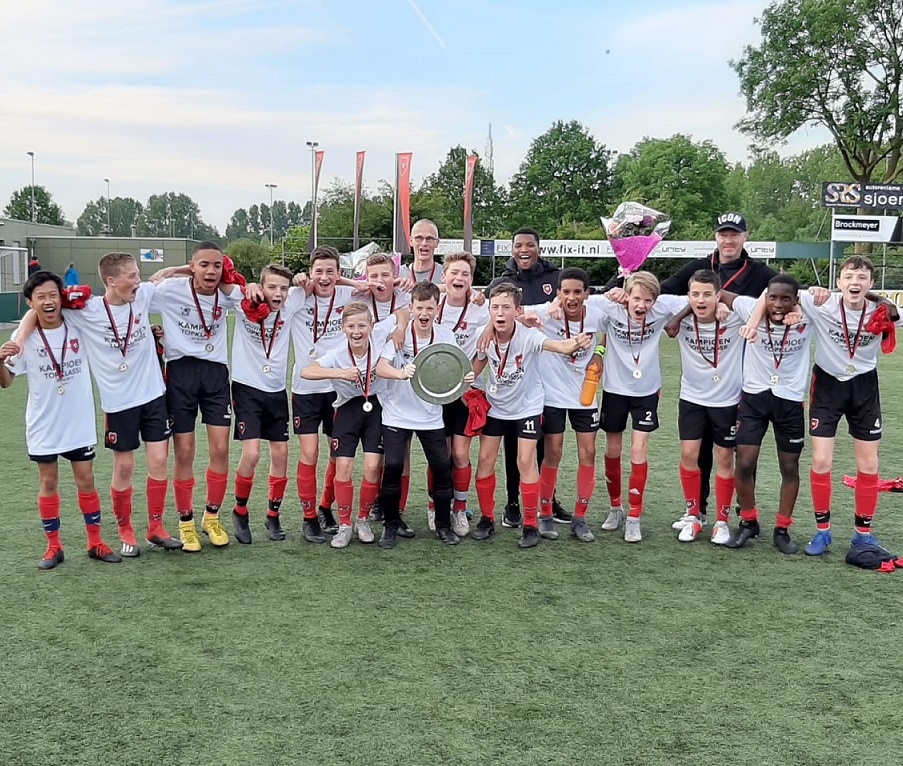Roda'46 JO14.1 kampioen na zege op Volendam