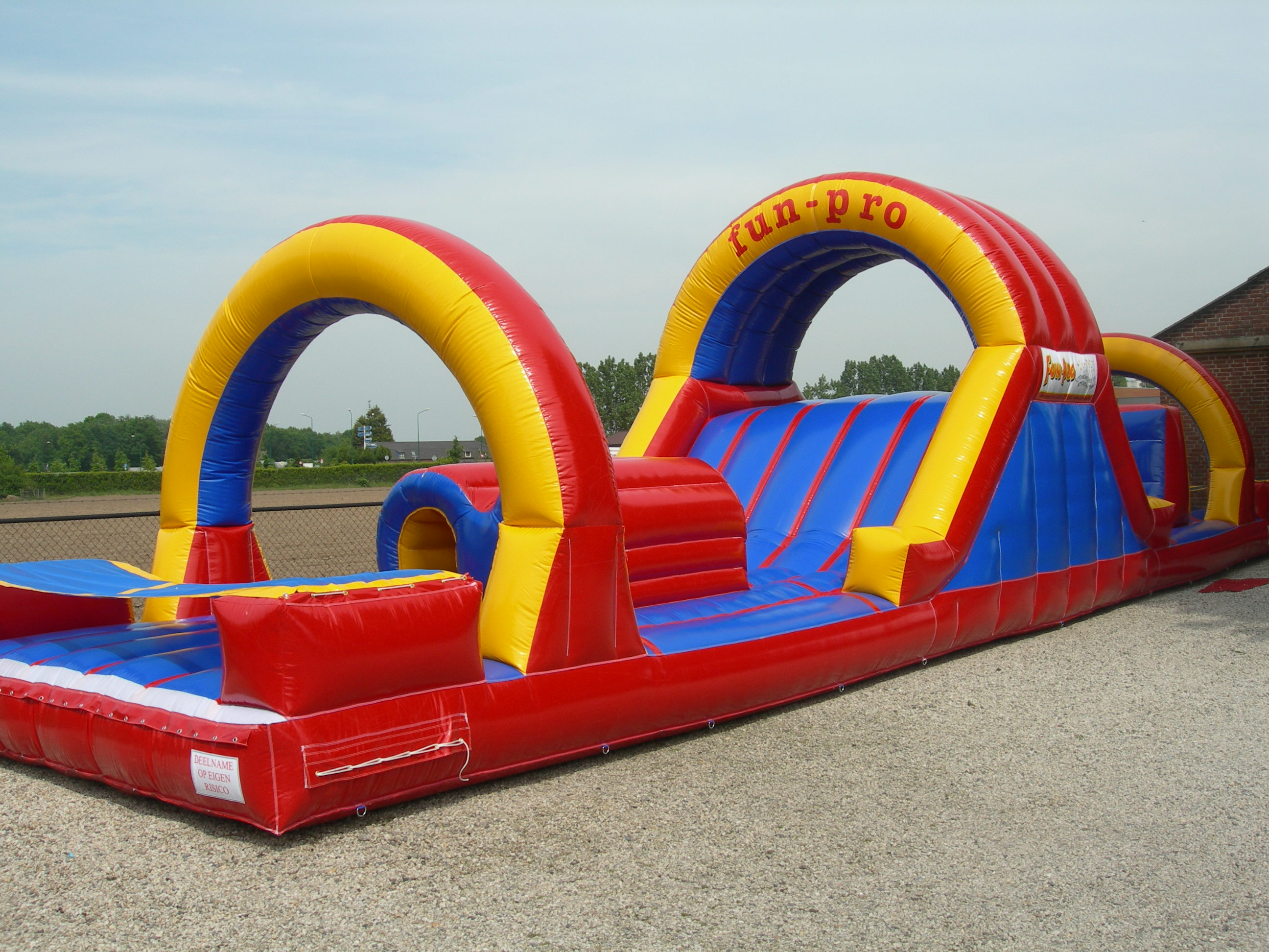 Stormbaan tijdens Reus van Leus