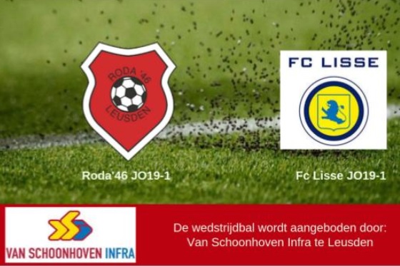 Van Schoonhoven Infra balsponsor Roda'46 JO19.1