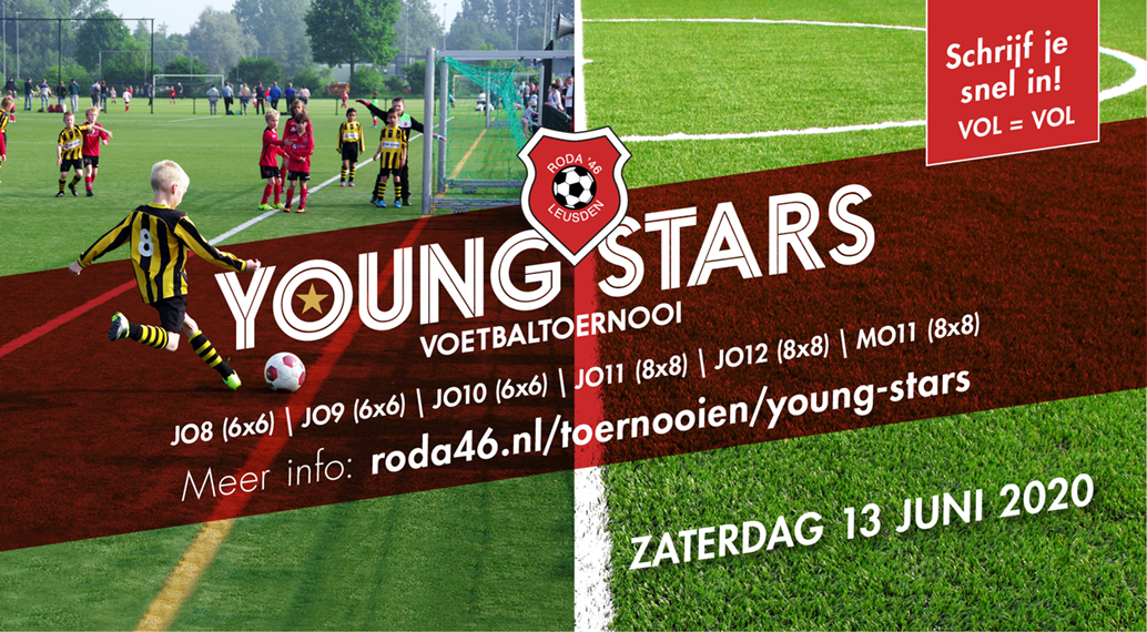Update Roda’46 YoungStars voetbaltoernooi