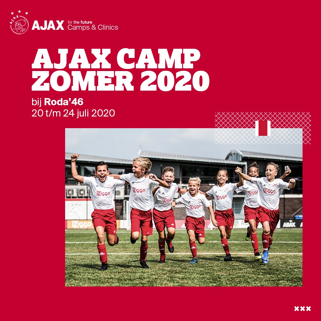 Ajax Camp bij Roda'46 gaat door!