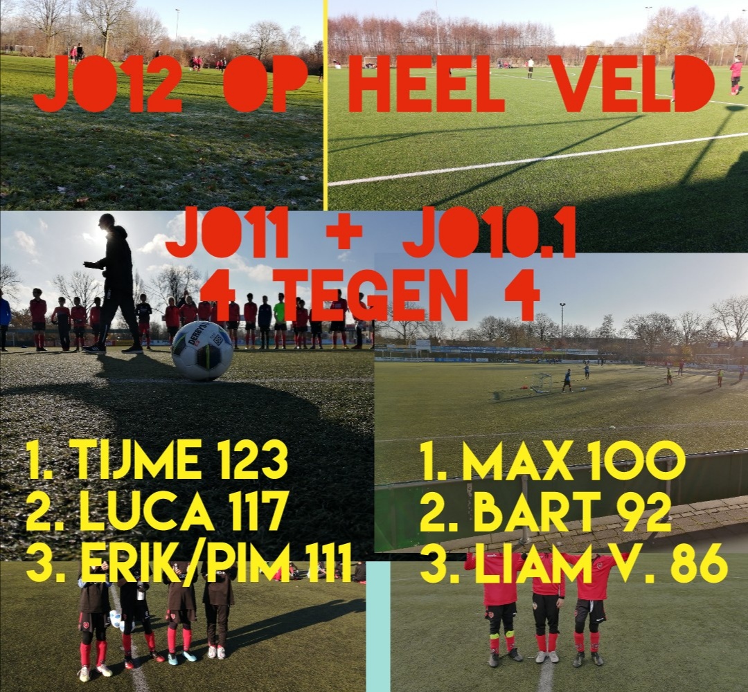 Jeugdteams enthousiast