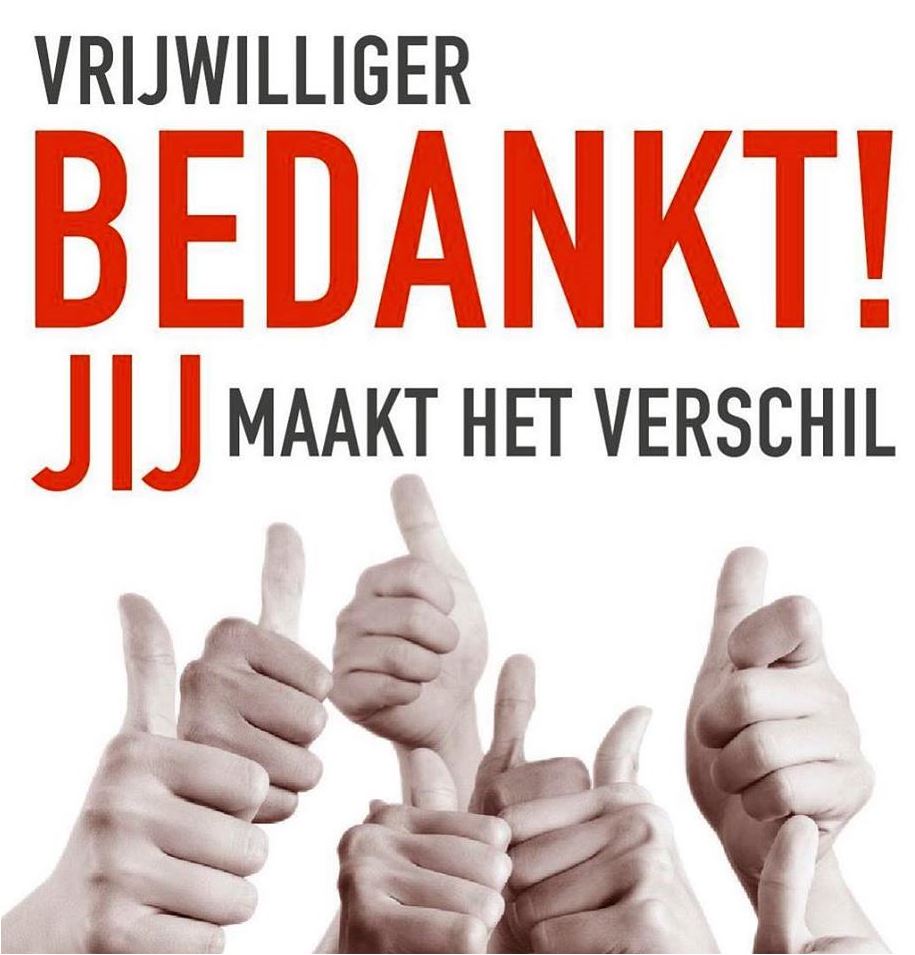 Vrijwilligers bedankt