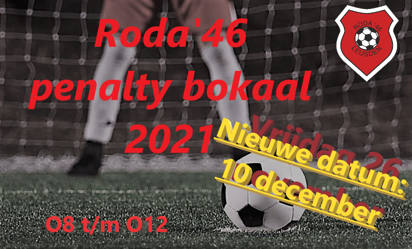 Penalty bokaal uitgesteld!
