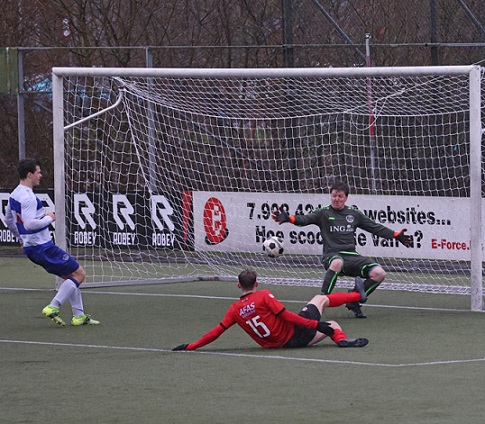 Roda’46 (zon) wint ruim van Ouderkerk