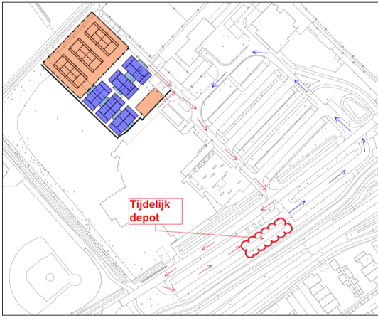 Aanleg padelbanen bij LTV Lockhorst