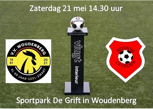 Zaterdag 21 mei: Woudenberg - Roda'46 Zat1