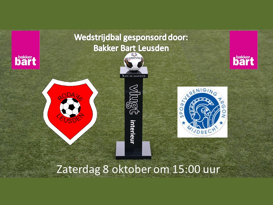 Voorbeschouwing 2022 Roda’46 1 – SV Argon 1