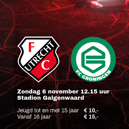 Met Roda'46 naar FC Utrecht - FC Groningen