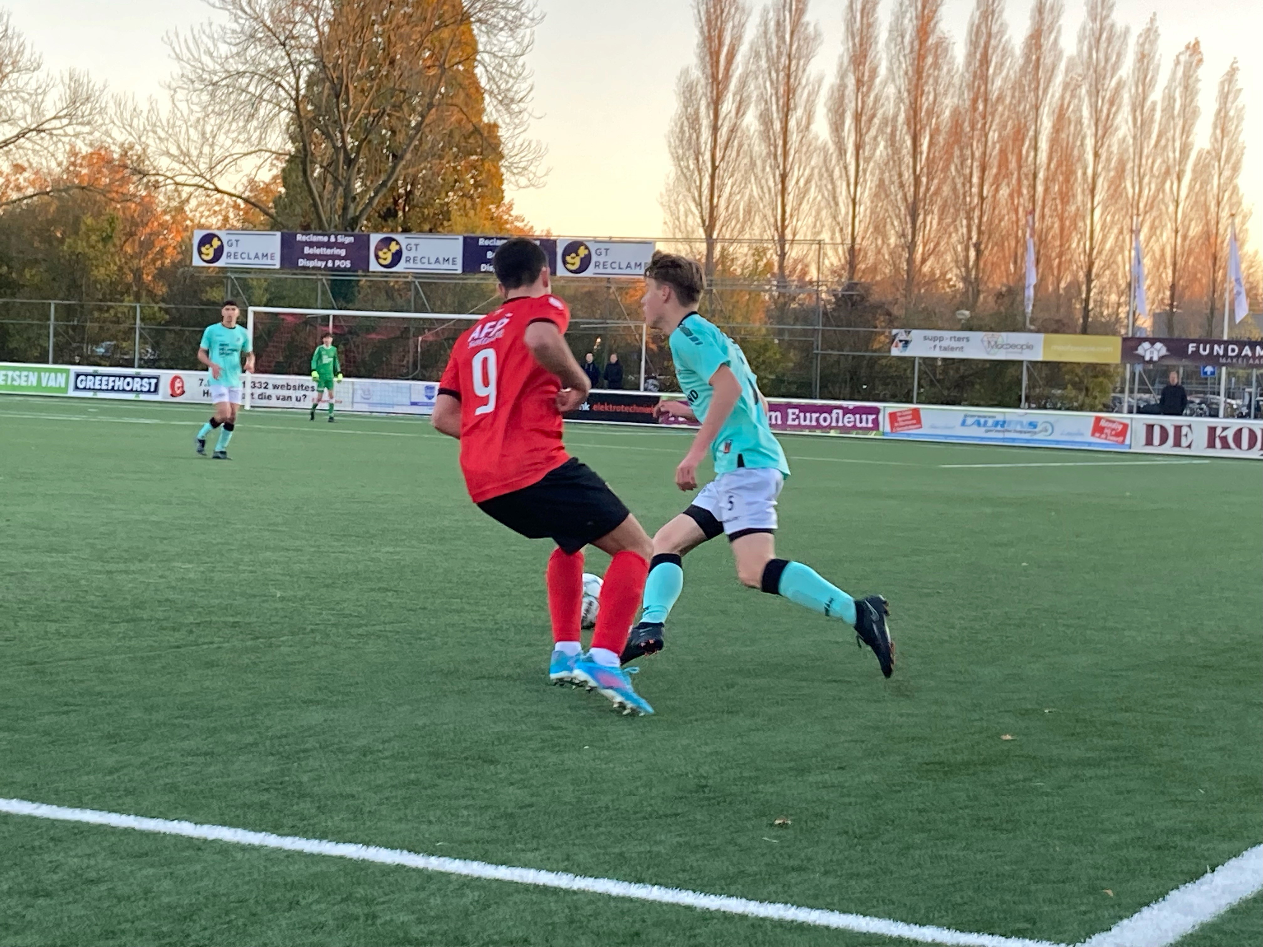JO18-1 gelijk tegen koploper Helmond Sport