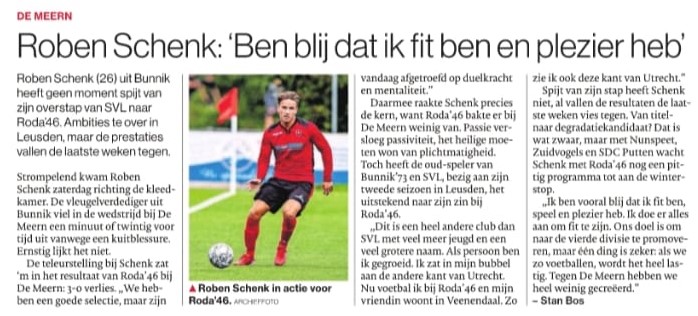 "Ben blij dat ik fit ben en plezier heb"