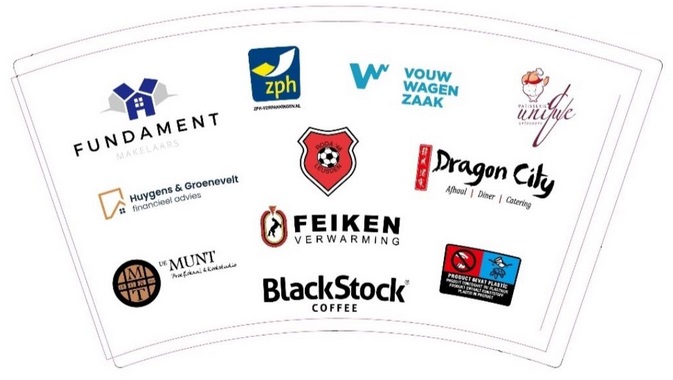 Nieuwe sponsors voor de koffiebekers