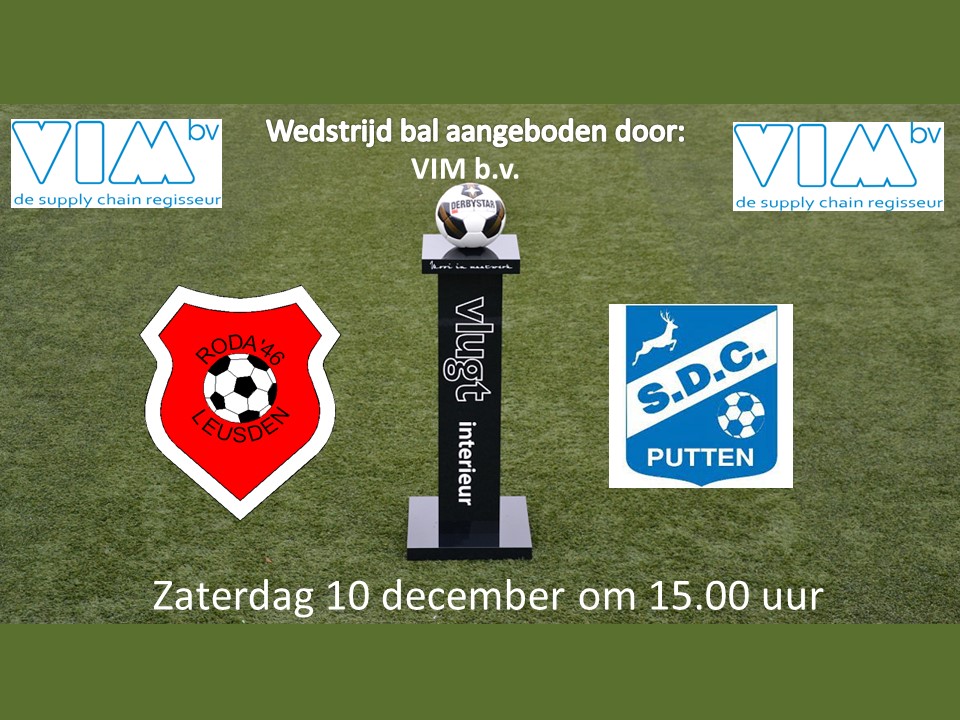 Voorbeschouwing Roda’46 1 – SDC Putten 1