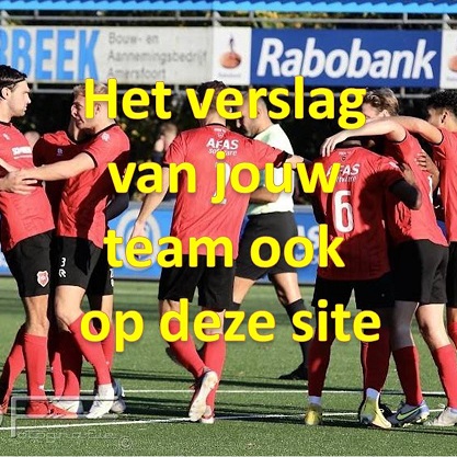 Het verslag van jouw team ook op deze site