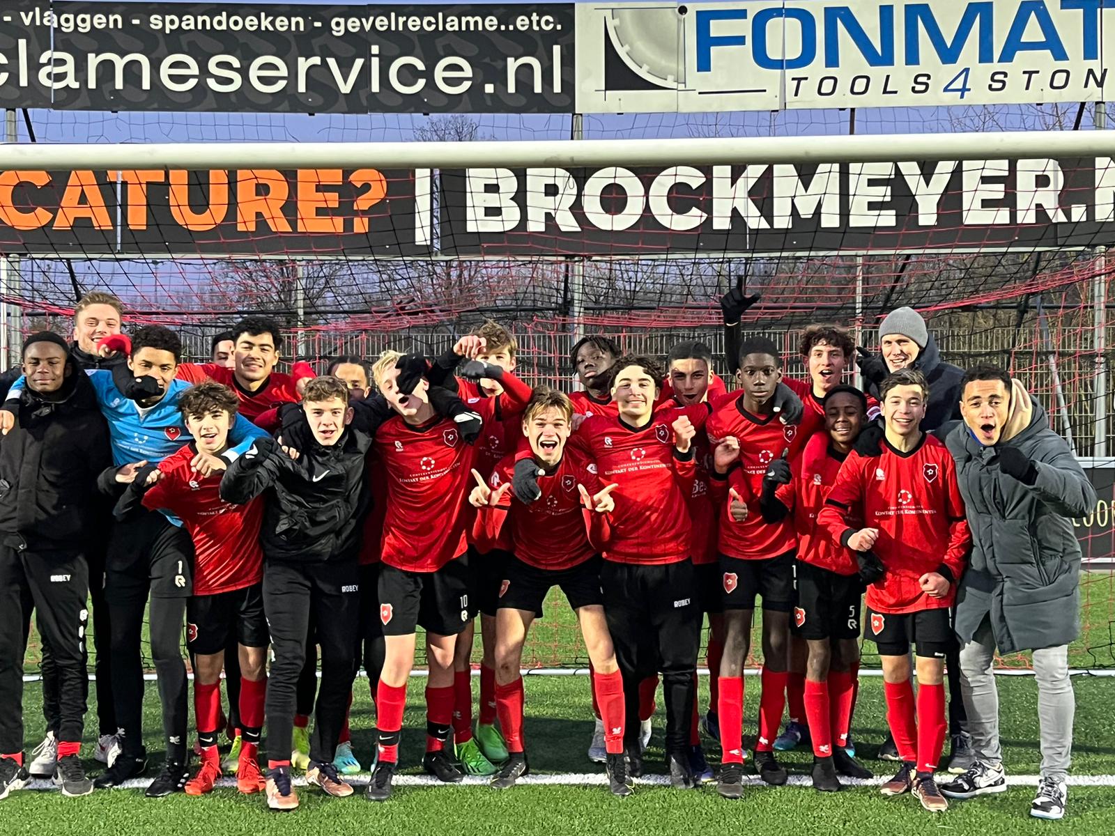 JO16-1 sluit seizoen af met bekerwinst