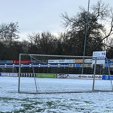Ook op 22 januari is alles afgelast bij Roda'46